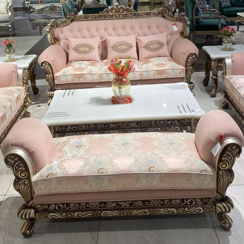 Imperial Luxe Sofa (GP-SF-002) 3+2+2 Seater & Table