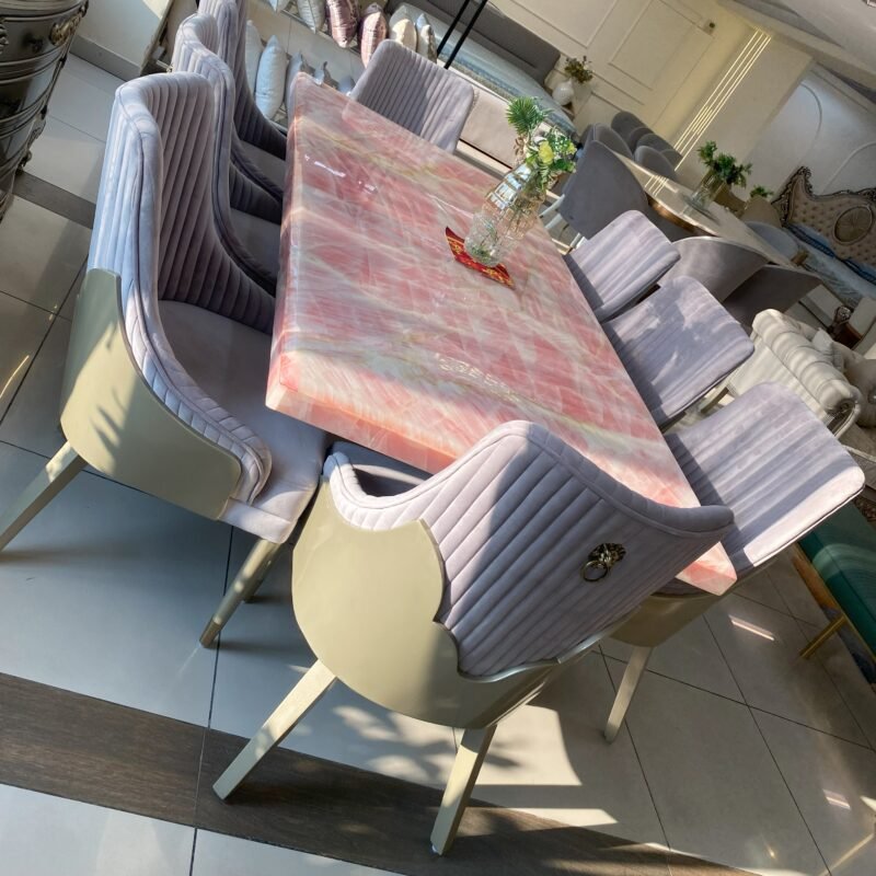 Dining Marble Table With Chair