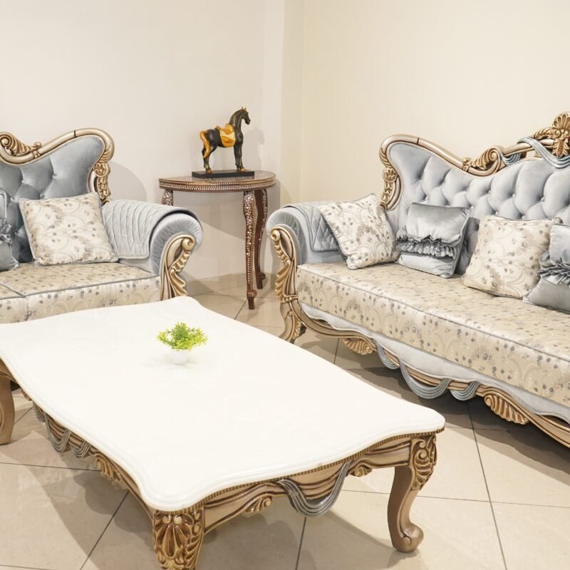 Teakwood Sofa & Table (TM-SF-001)