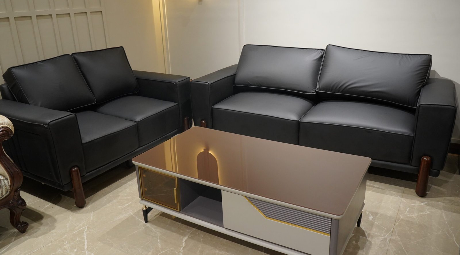 Luxury Dharek Wood Sofa & Table (TM-SF-004)